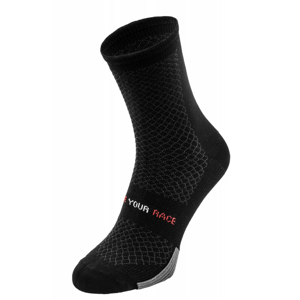Cyklistické ponožky R2 Endurance Velikost ponožek: 39-42 / Barva: černá