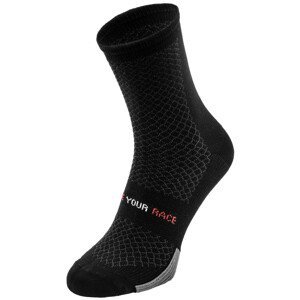 Cyklistické ponožky R2 Endurance Velikost ponožek: 35-38 / Barva: černá/žlutá