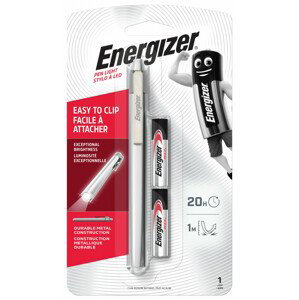 LED svítilna Energizer Penlite LED 35lm Barva: bílá/stříbrná