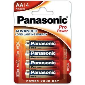 Baterie Panasonic Pro power gold AA/4 Barva: červená/modrá