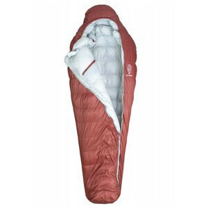 Péřový spacák Patizon DPRO 890 M (171-185 cm) Zip: Levý / Barva: červená/stříbrná