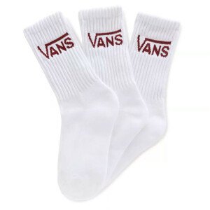 Ponožky Vans Wm Classic Crew WMNs 6.5-10 3Pk Barva: bílá/šedá