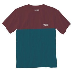 Pánské triko Vans MN Colorblock Tee Velikost: L / Barva: modrá