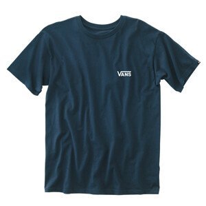 Pánské triko Vans MN Left Chest Logo Tee Velikost: XL / Barva: modrá