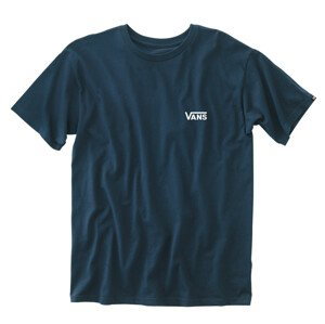 Pánské triko Vans MN Left Chest Logo Tee Velikost: XXL / Barva: modrá