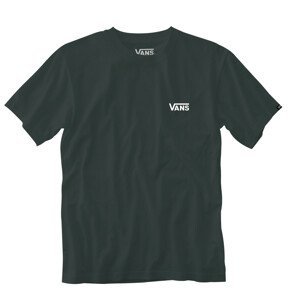 Pánské triko Vans MN Left Chest Logo Tee Velikost: XXL / Barva: zelená