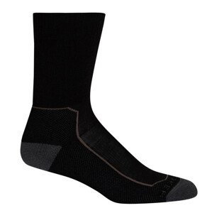 Dámské ponožky Icebreaker W's Hike+ Medium Crew Velikost ponožek: 38-40 / Barva: černá