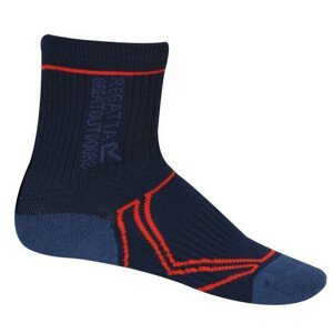 Dětské ponožky Regatta 2 Season TrekTrail Velikost ponožek: 32-34 / Barva: modrá