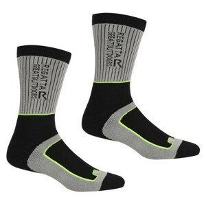 Pánské ponožky Regatta Samaris2SeasonSck Velikost ponožek: 39-42 / Barva: černá/šedá