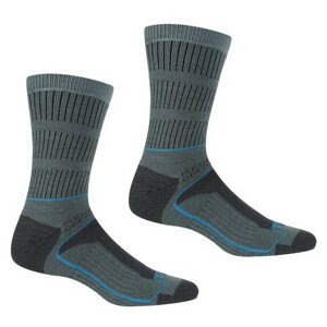 Dámské ponožky Regatta LdySamaris3Season Velikost ponožek: 39-42 / Barva: šedo-modrá