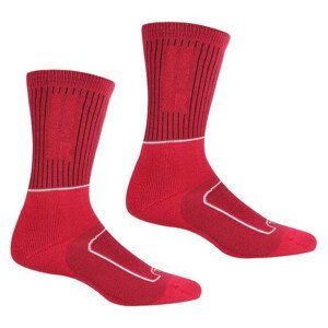 Dámské ponožky Regatta LdySamaris2Season Velikost ponožek: 36-38 / Barva: červená