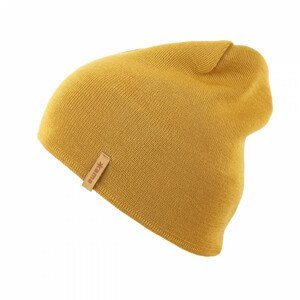 Pletená merino čepice Kama A160 Barva: žlutá