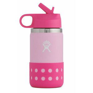 Dětská lahev Hydro Flask Kids Wide Mouth 12 oz Straw Lid/Boot Barva: růžová