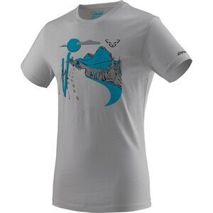 Pánské triko Dynafit Artist Series Co T-Shirt M 2021 Velikost: L / Barva: světle šedá