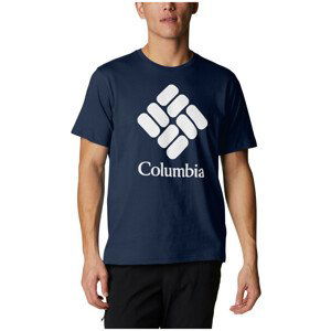 Pánské triko Columbia Columbia Trek™ Logo Short Sleeve Velikost: XL / Barva: modrá