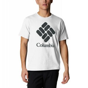 Pánské triko Columbia Trek™ Logo Short Sleeve Velikost: L / Barva: bílá