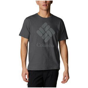 Pánské triko Columbia Columbia Trek™ Logo Short Sleeve Velikost: M / Barva: černá