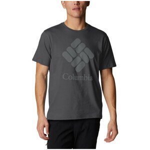 Pánské triko Columbia Columbia Trek™ Logo Short Sleeve Velikost: L / Barva: černá
