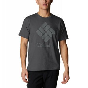 Pánské triko Columbia Columbia Trek™ Logo Short Sleeve Velikost: XXL / Barva: černá