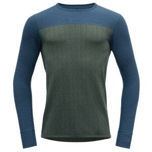 Pánské funkční triko Devold Kvitegga Man Shirt Velikost: L / Barva: zelená/modrá