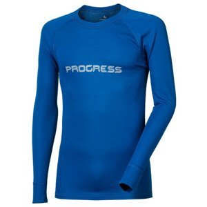 Pánské funkční triko Progress DF NDR PRINT 1DP Velikost: L / Barva: modrá