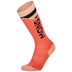 Dámské ponožky Mons Royale Lift Access Sock Velikost ponožek: 38-40 / Barva: červená