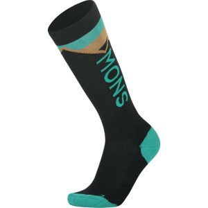Pánské ponožky Mons Royale Lift Access Sock Velikost ponožek: 45-47 / Barva: černá