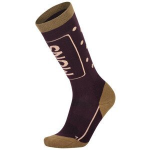 Dámské ponožky Mons Royale Mons Tech Cushion Sock Velikost ponožek: 38-40 / Barva: fialová