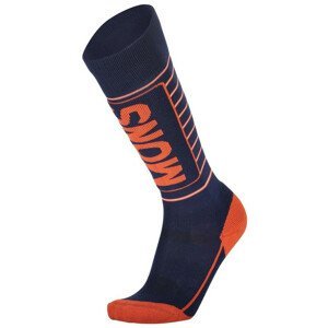 Dámské ponožky Mons Royale Mons Tech Cushion Sock Velikost ponožek: 38-40 / Barva: modrá/červená