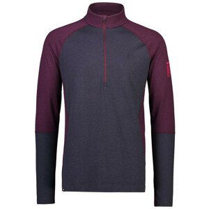 Pánské funkční triko Mons Royale Olympus Half Zip Velikost: M / Barva: fialová