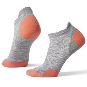 Dámské ponožky Smartwool W Performance Run Zero Cushion Low Ankle Velikost ponožek: 34-37 / Barva: šedá/oranžová