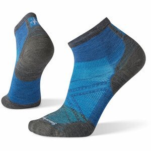 Cyklistické ponožky Smartwool Performance Cycle Zero Cushion Pattern Ankle Velikost ponožek: 42-45 / Barva: modrá