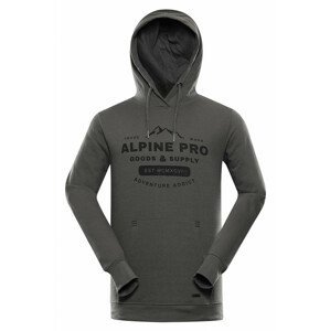 Pánská mikina Alpine Pro Lew Velikost: L / Barva: zelená