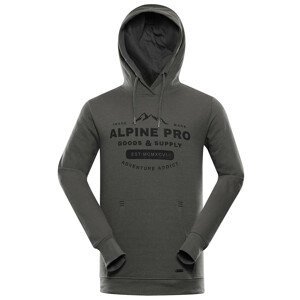 Pánská mikina Alpine Pro Lew Velikost: XXL / Barva: zelená