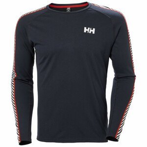Pánské funkční triko Helly Hansen Lifa Active Stripe Crew Velikost: XL / Barva: tmavě modrá