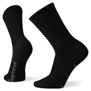 Pánské ponožky Smartwool Classic Hike Light Cushion Solid Crew Velikost ponožek: 42-45 / Barva: černá