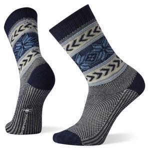 Pánské ponožky Smartwool Everyday Snowflake Pattern Crew Velikost ponožek: 38-41 / Barva: modrá