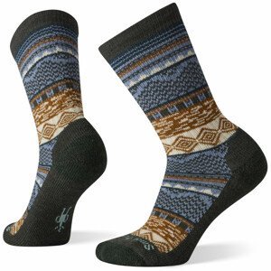 Dámské ponožky Smartwool W Everyday Dazzling Wonderland Crew Velikost ponožek: 38-41 / Barva: šedá/modrá
