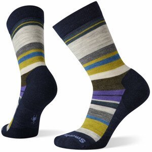 Dámské ponožky Smartwool W Everyday Saturnsphere Crew Velikost ponožek: 34-37 / Barva: modrá/žlutá