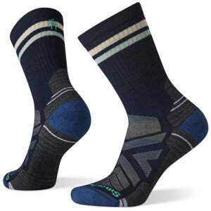 Dámské ponožky Smartwool W Performance Hike Lght Cshn Tb Strp Crw Velikost ponožek: 34-37 / Barva: modrá