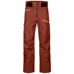 Pánské kalhoty Ortovox 3L Deep Shell Pants Velikost: XL / Barva: červená