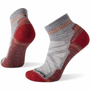 Dámské ponožky Smartwool W Performance Hike Light Cushion Ankle Velikost ponožek: 38-41 / Barva: šedá/červená