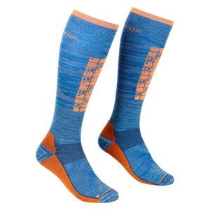 Pánské podkolenky Ortovox Ski Compression Long Socks Velikost ponožek: 42-44 / Barva: modrá