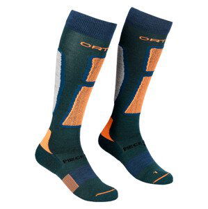 Pánské podkolenky Ortovox Ski Rock'N'Wool Long Socks Velikost ponožek: 42-44 / Barva: zelená