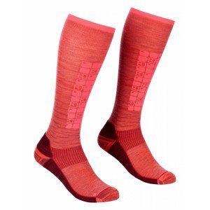 Dámské podkolenky Ortovox W's Ski Compression Long Socks Velikost ponožek: 35-38 / Barva: červená