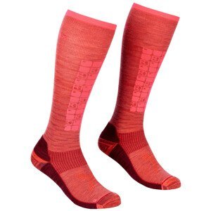 Dámské podkolenky Ortovox W's Ski Compression Long Socks Velikost ponožek: 35-38 / Barva: šedá