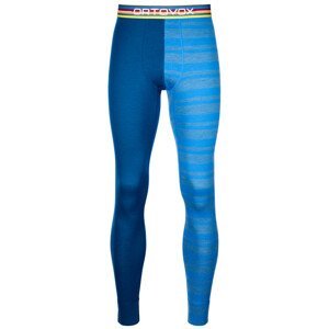 Pánské spodky Ortovox 185 Rock'N'Wool Long Pants Velikost: XL / Barva: modrá