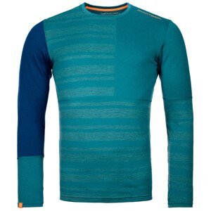 Pánské funkční triko Ortovox 185 Rock'N'Wool Long Sleeve Velikost: XL / Barva: oranžová