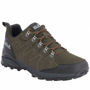 Pánské boty Jack Wolfskin Refugio Texapore Low M Velikost bot (EU): 46 / Barva: zelená