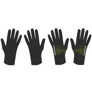 Dětské rukavice Progress DT COOLIO GLOVES 26RZ Velikost rukavic: 9-10 / Barva: černá/zelená